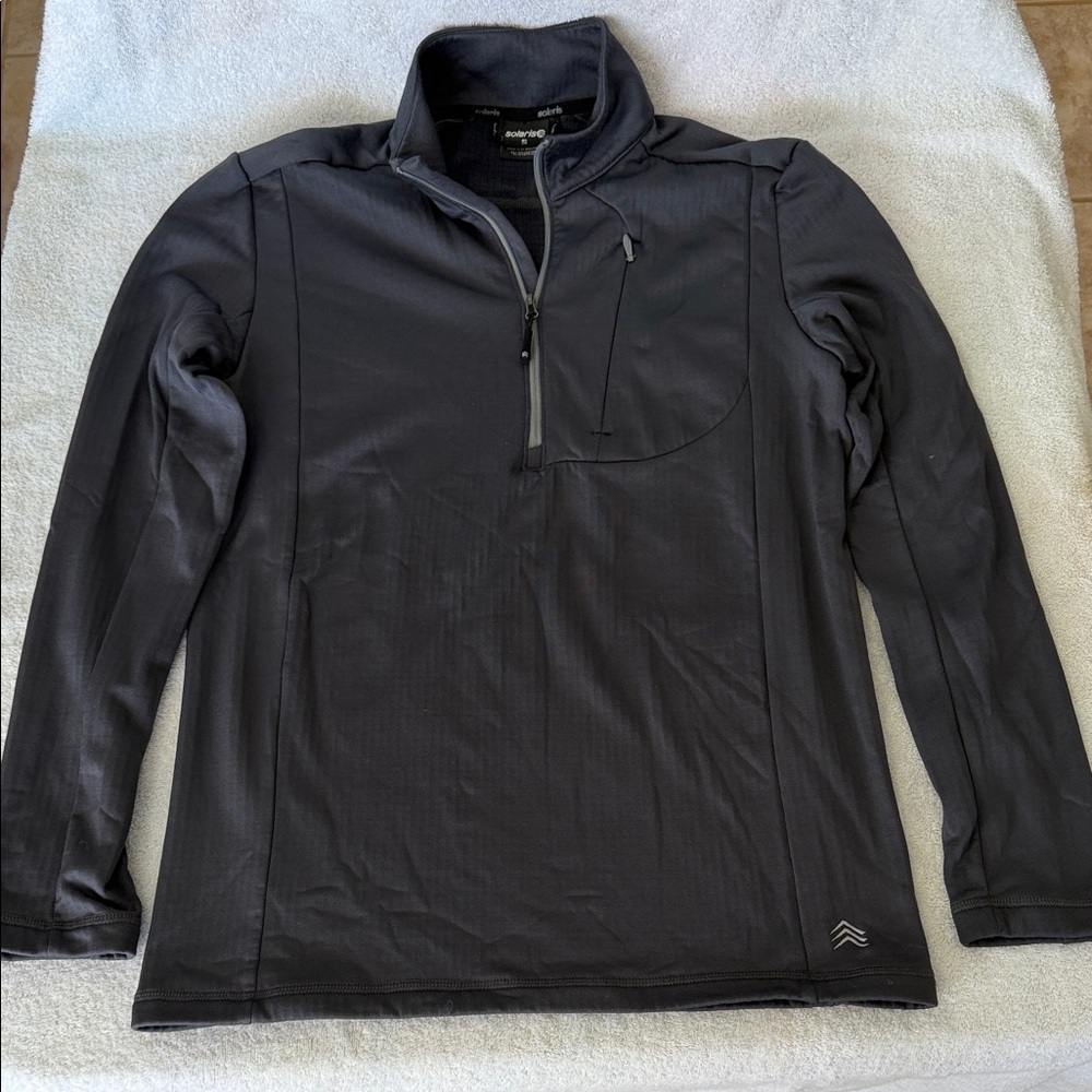 Men's Solaris  Lightweight Gray layering fleece
